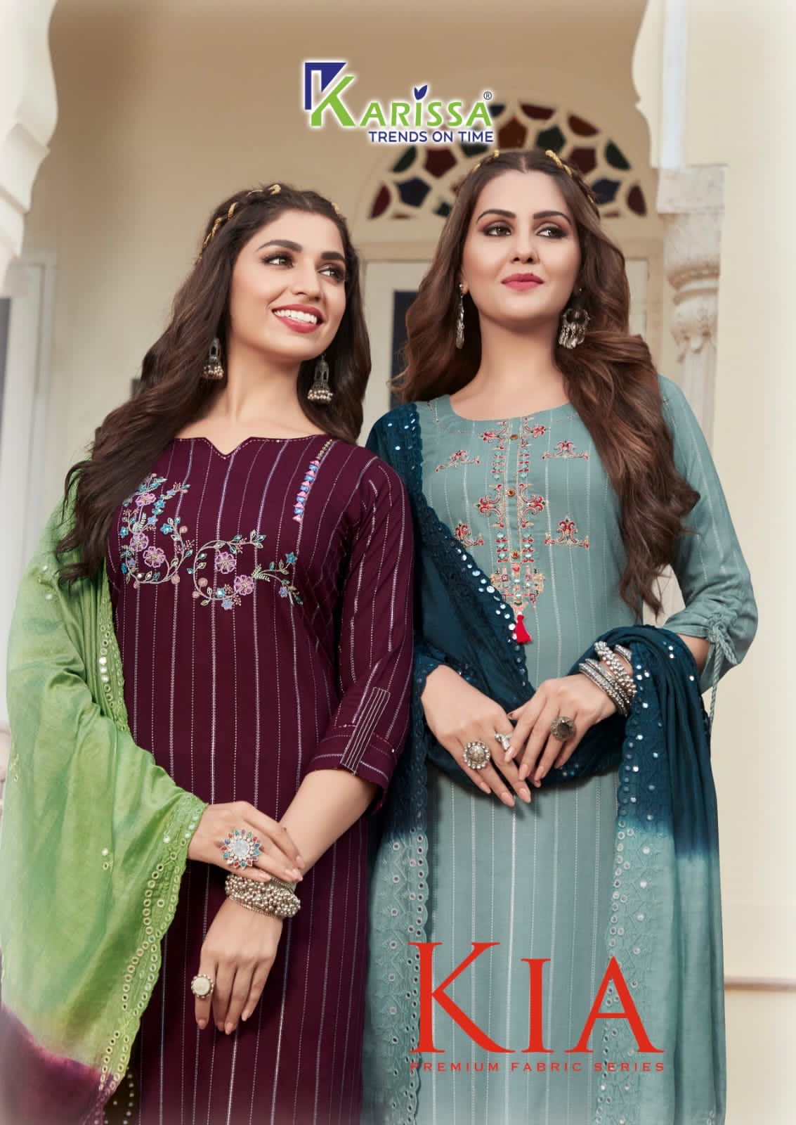KARISSA KIA Fancy Ethnic Wear Designer Latest Readymade Suit Collection